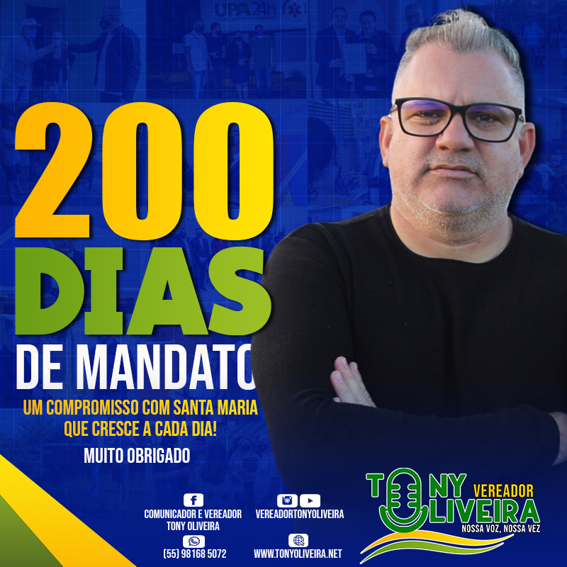 No momento, você está visualizando 200 dias de mandato