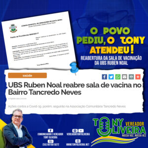 Leia mais sobre o artigo Sala de vacinação da UBS Ruben Noal é reaberta