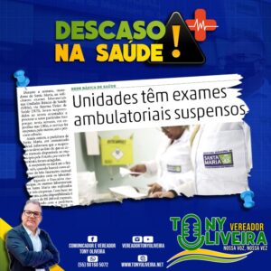 Leia mais sobre o artigo Descaso na saúde de Santa Maria