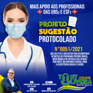 Leia mais sobre o artigo Projeto sugestão para mais apoio aos profissionais das UBSs e ESFs