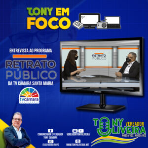 Leia mais sobre o artigo Vereador Tony Oliveira concede entrevista ao programa Retrato Público