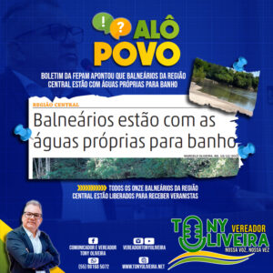 Leia mais sobre o artigo Balneários da região estão liberados para banho