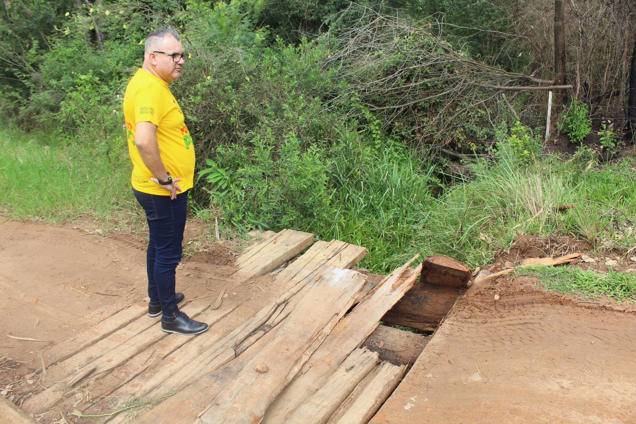 No momento, você está visualizando Tony Oliveira reivindica melhorias para ponte em Boca do Monte