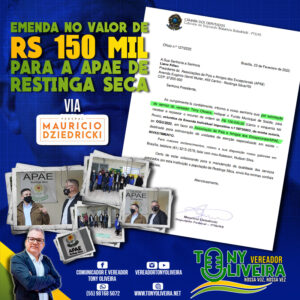 Leia mais sobre o artigo Emenda para Restinga Seca