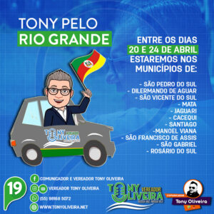 Leia mais sobre o artigo Tony pelo Rio Grande