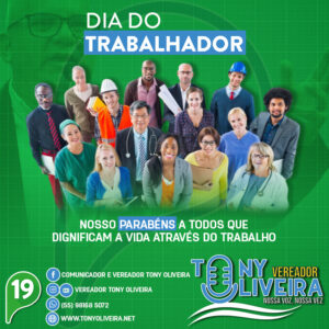 Leia mais sobre o artigo Parabéns a todos trabalhadores da nossa Santa Maria!