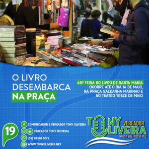 Leia mais sobre o artigo Feira Livro de volta a Praça!