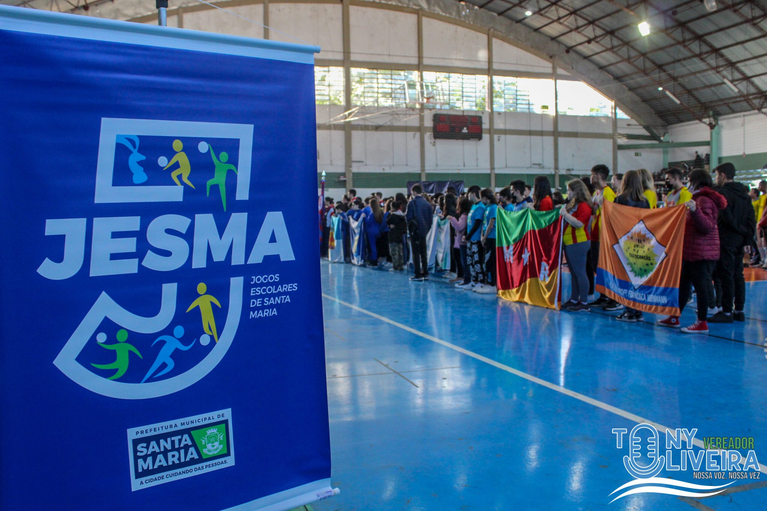 No momento, você está visualizando Gabinete participa da abertura do Jesma 2022