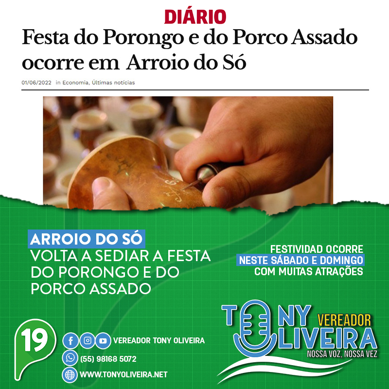 No momento, você está visualizando Vem aí a Festa do Porongo e Porco Assado, em Arroio do Só