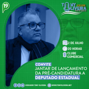 Leia mais sobre o artigo Vem aí o lançamento da pré-candidatura a deputado estadual